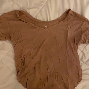 dusty rose Me to We t-shirt